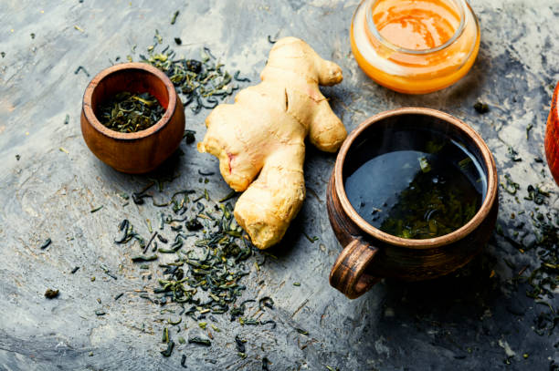 Seasonal British herbal tea ingredients for autumn and winter